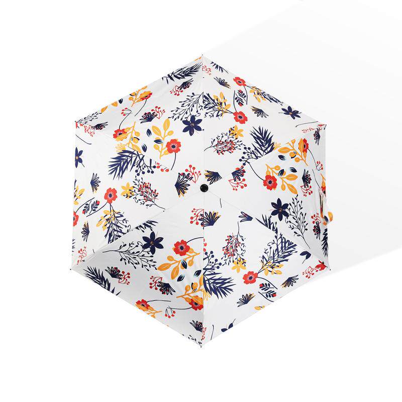 LOTRIP五折晴雨伞 胶囊轻便防雨防晒伞 迷你便携口袋伞 Q5 春语