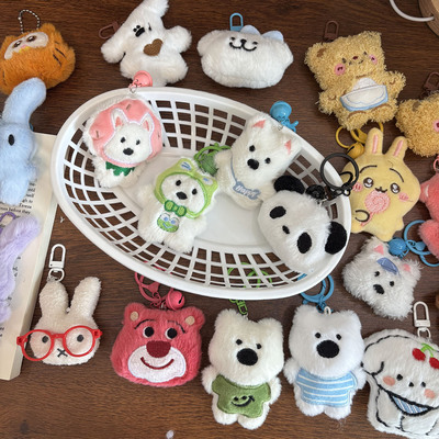 活动礼品小动物毛绒挂件批发