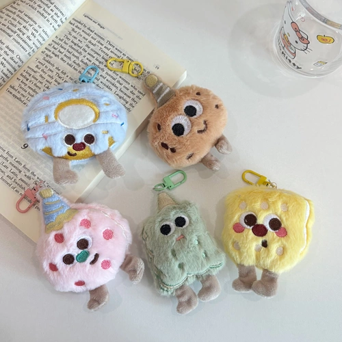 Милый реалистичный плюшевый брелок, минифигурки, кукла для школьников, школьный рюкзак, аксессуар на рюкзак