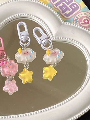 Брелок, декор, мультяшное ювелирное украшение