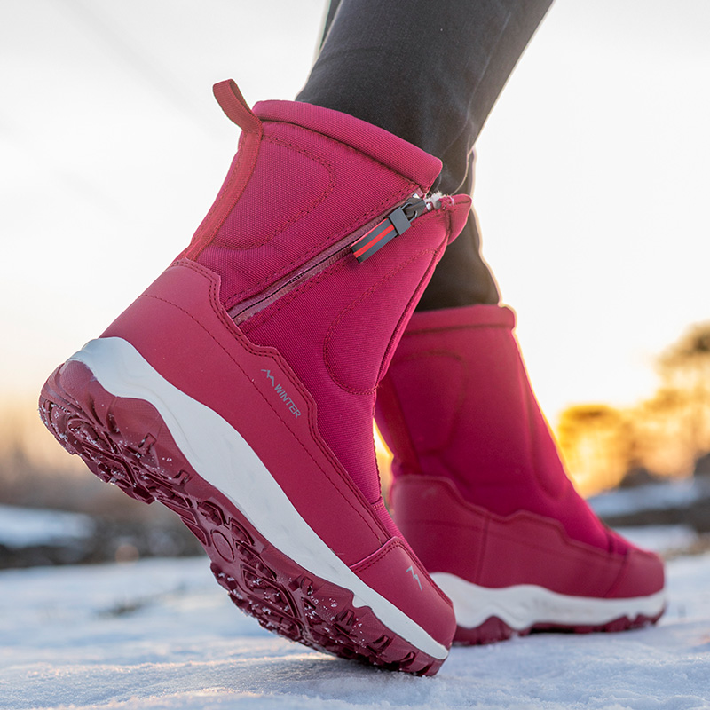 颜色正保暖防滑东北雪地靴