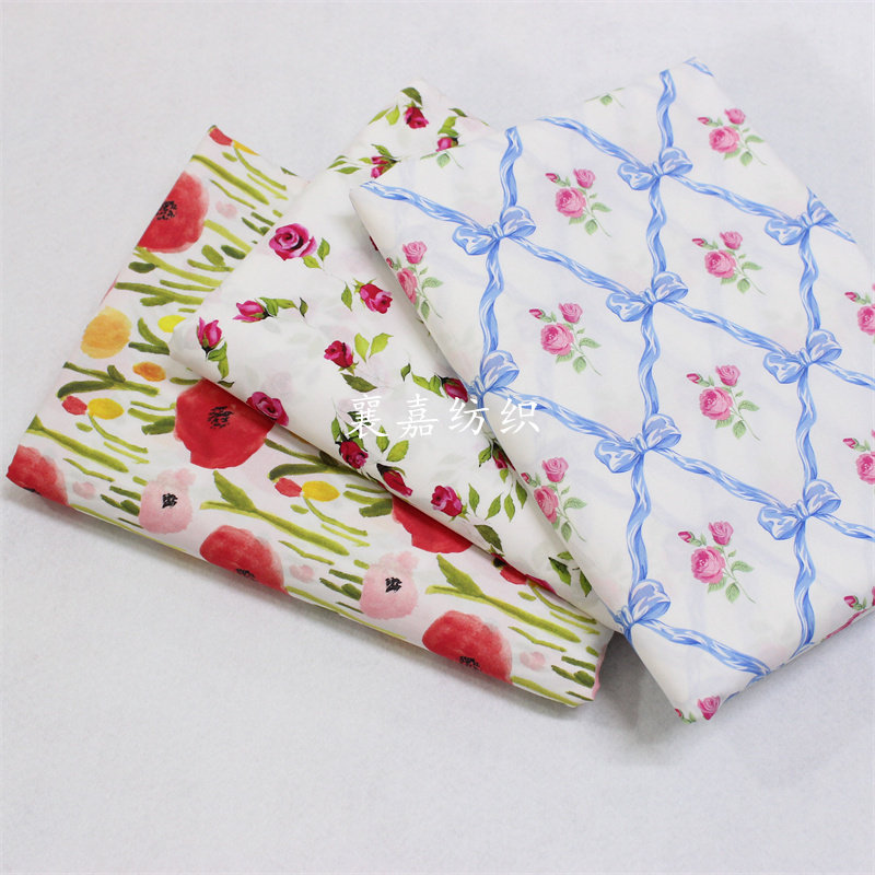 全棉平纹布料 数码活性印花 春夏服装 床品面料高性价比高么？