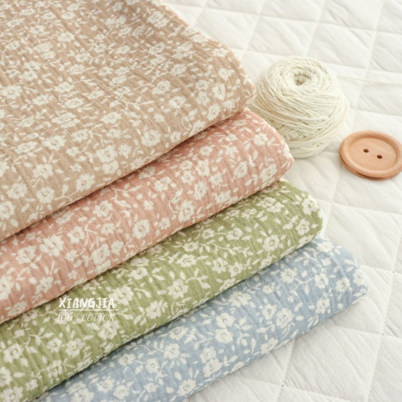 半米价 婴儿棉双层皱纱布 温馨小熊兔子 童装睡衣  包被 毯子面料,居家布艺,海绵垫/布料/面料/手工diy,淘宝优惠券,粉丝福利购,淘宝优惠卷