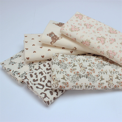 全棉童装卡通起绒布面料