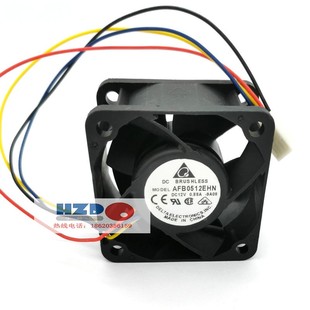 12V 台达5028 0.88A散热风扇5CM大风量4线 Delta AFB0512EHN原装