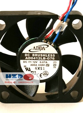 AD0412LB-G76全新原装ADDA 4010 12V散热风扇3线AD0412MB-G76 HB