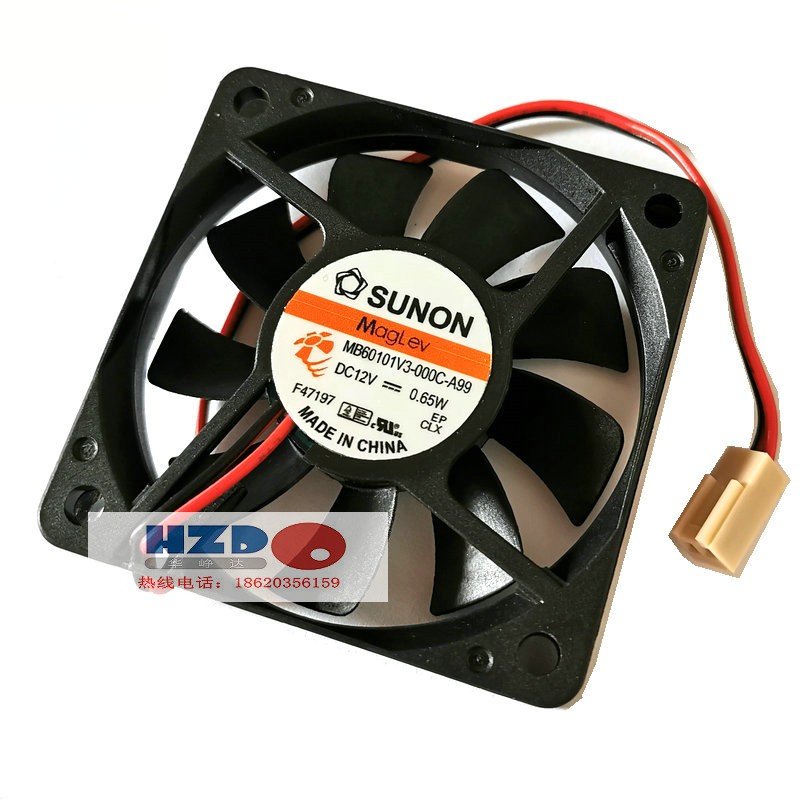MB60101V3-000C-A99全新SUNON建准6010 12V散热风扇KDE1206PFV3