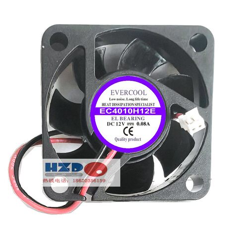 全新EVERCOOL捷冷EC4010H12E 4010 12V 0.08A散热风2线EC4010M12S