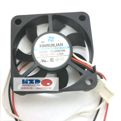 RDM5010B全新原装新瑞联5010 12V 0.08A散热风扇3线5CM HZDO