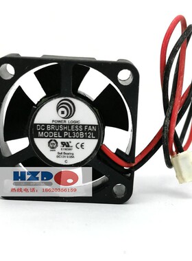全新原装PL30B12L 12V 0.05A 3010 2线3CM 3厘米散热风扇HZDO