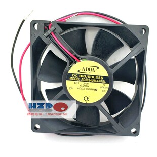 AD0824UB-A70GL全新ADDA 8025 24V0.29A变频器散热风扇8CM厘米2线