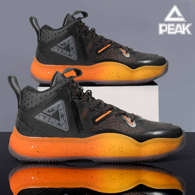 匹克篮球鞋男鞋2025冬季新款实战耐磨中帮猛兽9减震专业运动鞋子