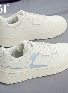 361女鞋板鞋2025新款冬季爆款皮面韩版百搭学生配裙子厚底小白鞋