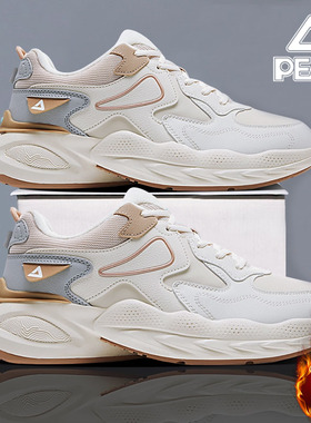 匹克态极面包棉鞋男鞋情侣加绒冬季保暖新款休闲鞋百搭老爹运动鞋