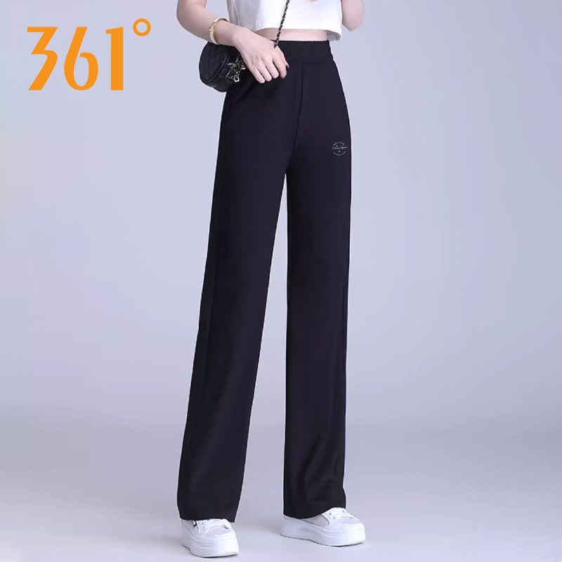 361阔腿宽松卫裤女国潮运动裤