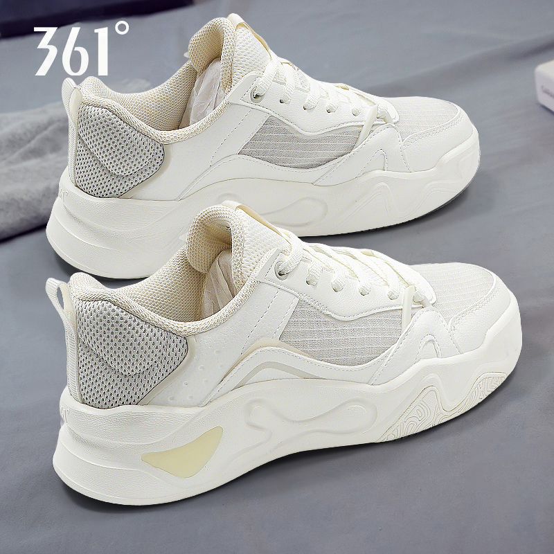 361休闲运动网面小白鞋子
