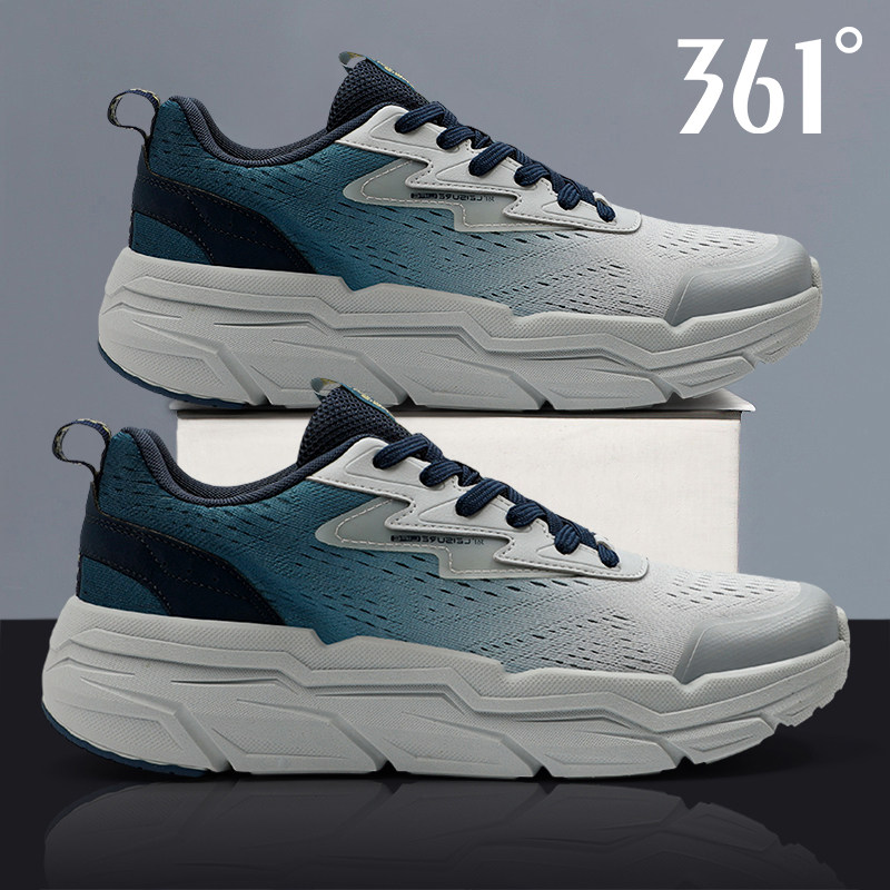 361休闲鞋男鞋正品2026夏季新款学生时尚网面增高潮流透气运动鞋