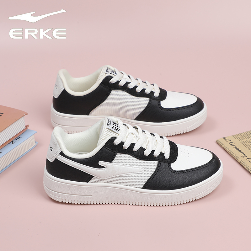 鸿星尔克厚底板鞋女鞋春季新款