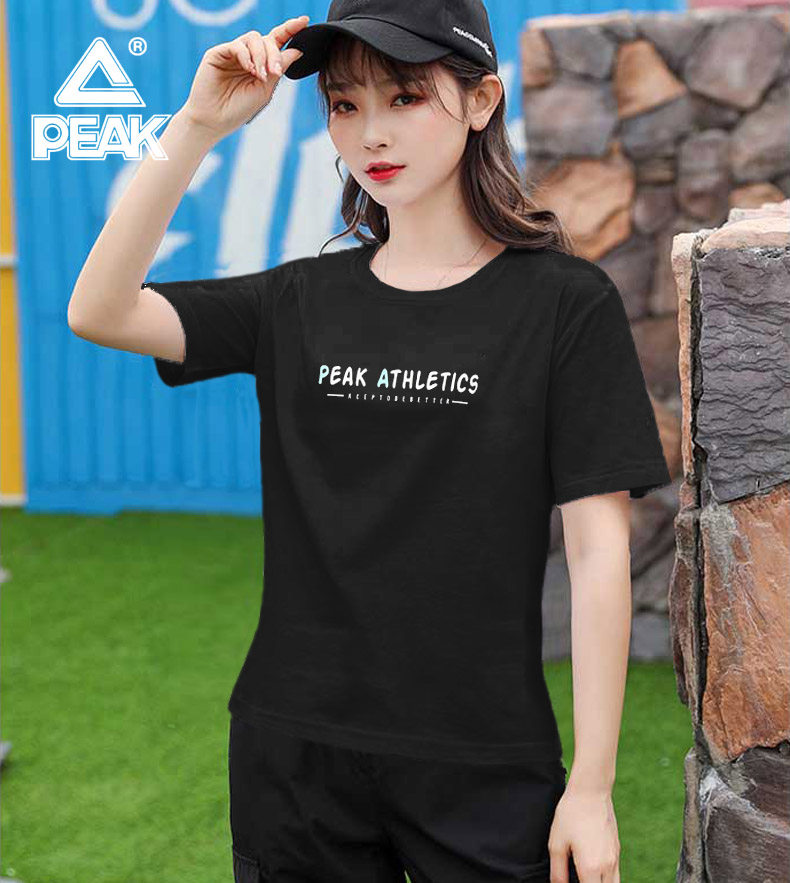 清仓匹克正品女装短袖t恤夏季运动休闲半袖内搭短袖潮棉针织上衣