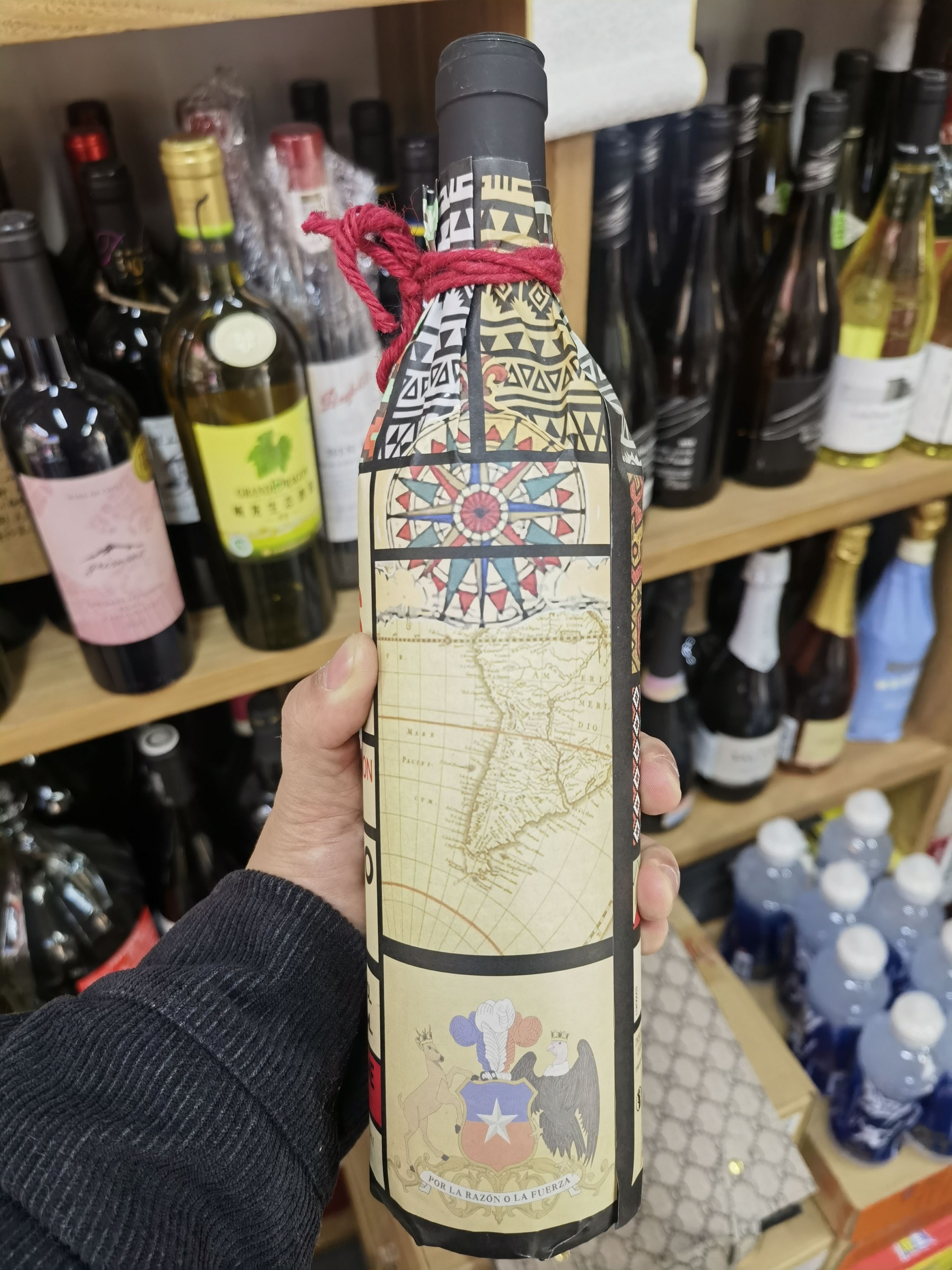 智利原瓶韶颜佳美娜西拉红葡萄酒