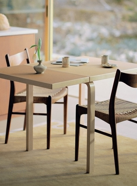 芬兰进口正品Artek Aalto Table foldable餐桌DL81C-桌子可折叠桌