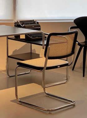 凡德罗全球购正品|德国Thonet S32/S64单人椅经典轻奢藤编椅餐椅