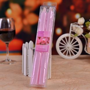 正品达伦特欧式无烟无味长杆蜡烛 生日浪漫婚庆红色白色创意表白