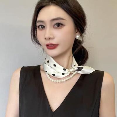 2025新款小尾巴磁吸扣项链围巾