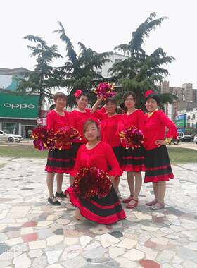 广场舞服装新款套装女牛奶丝长裙