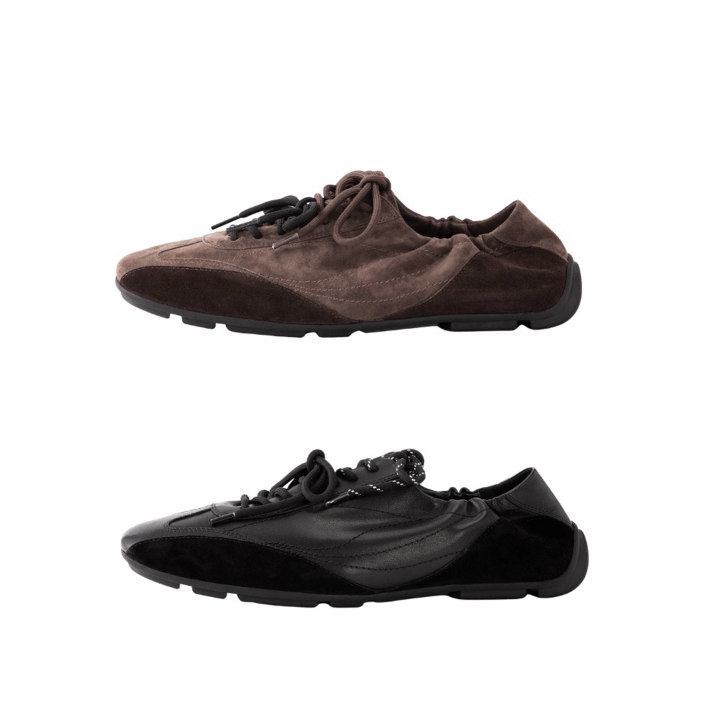 日常通勤懒人真皮德训鞋薄底皮鞋