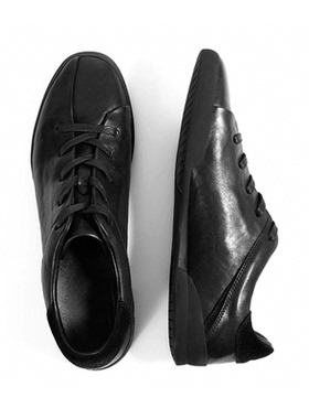 SELVMAKE 「薄底皮鞋」鞍匠berlin手缝水洗仿马皮翻褶剪裁德训鞋