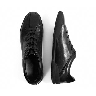 」鞍匠berlin手缝水洗仿马皮翻褶剪裁德训鞋 SELVMAKE 「薄底皮鞋