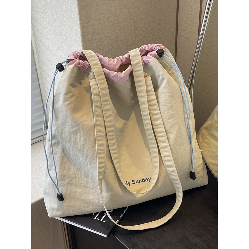 轻奢时尚大容量托特包包女2025新款休闲百搭单肩包学生通勤托特包