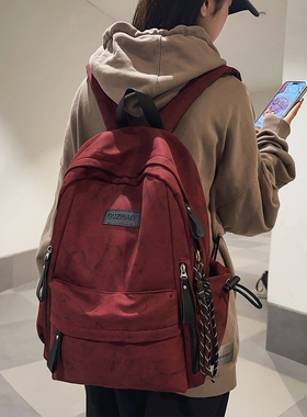 法国GBP 书包双肩包男女大容量初中生高中生背包旅行大学生中学生