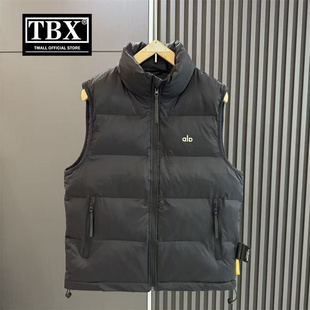 高端欧货立领羽绒服马甲男士2025新款秋冬季加厚坎肩背心外套男款