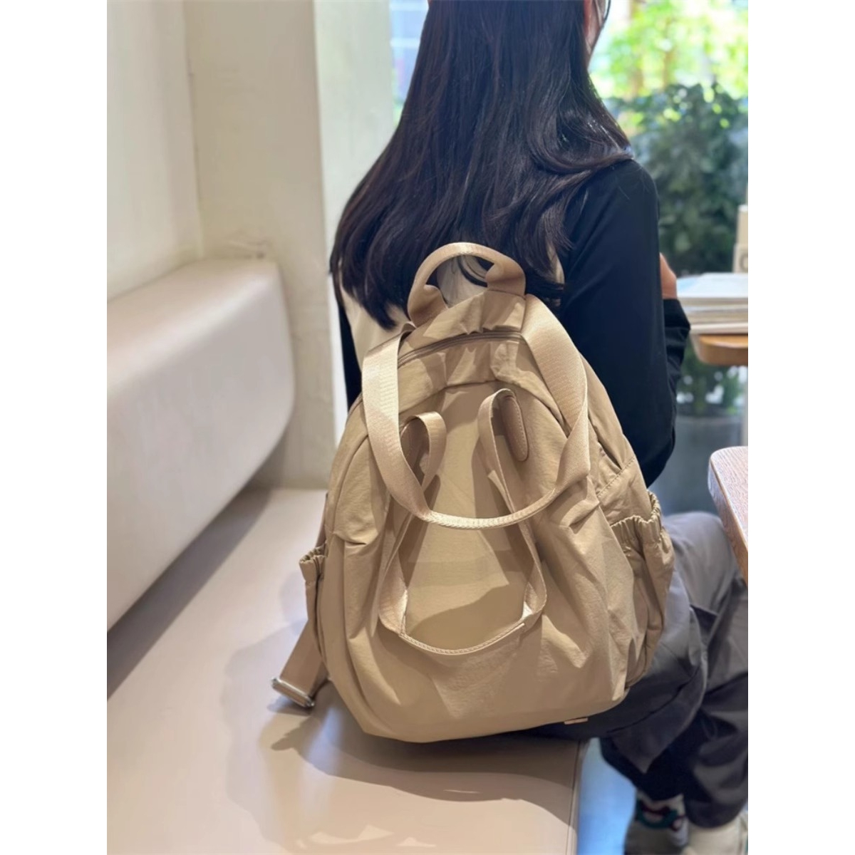 法国ZAMP大容量单肩休闲百搭旅行双肩包新款运动双肩背包轻便布包