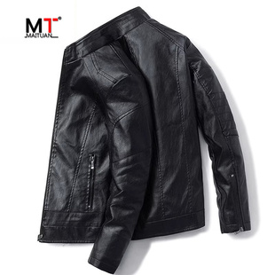 高端皮衣外套男士秋冬季2025新款加绒加厚高级感机车服皮夹克男款