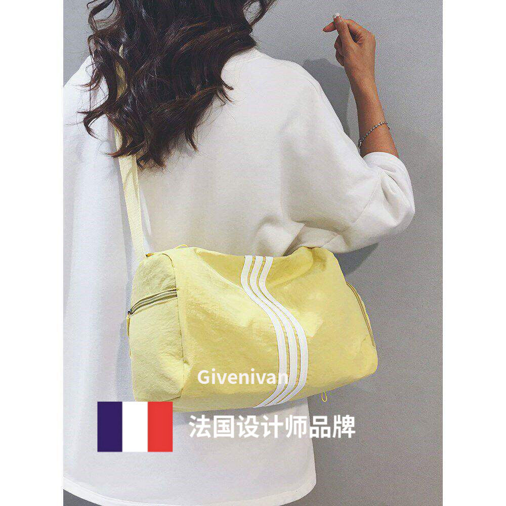法国Givenivan 大帆布包女2026新款游泳运动健身包旅游出行斜挎包