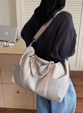 法国GBP 旅行包女大容量短途旅游收纳行李包男斜挎运动健身包