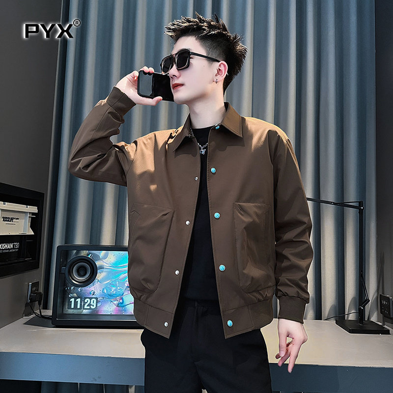 高级感工装夹克男士外套2025新款秋冬季男外套流行休闲上衣服男款