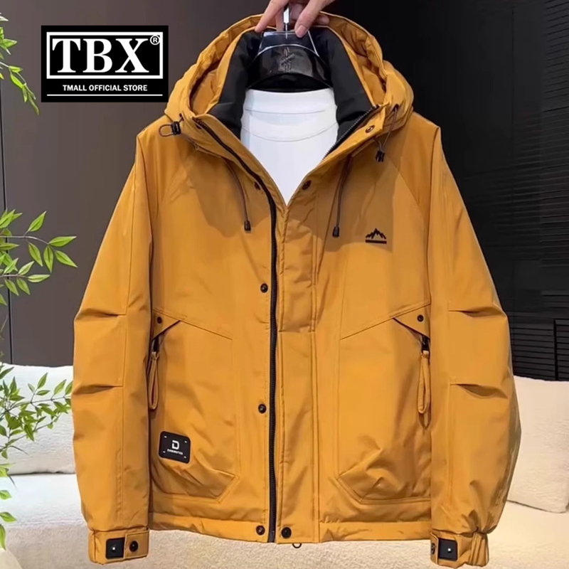 高端工装羽绒服男士2025新款爆款冬季保暖鸭绒短款冲锋衣外套男款