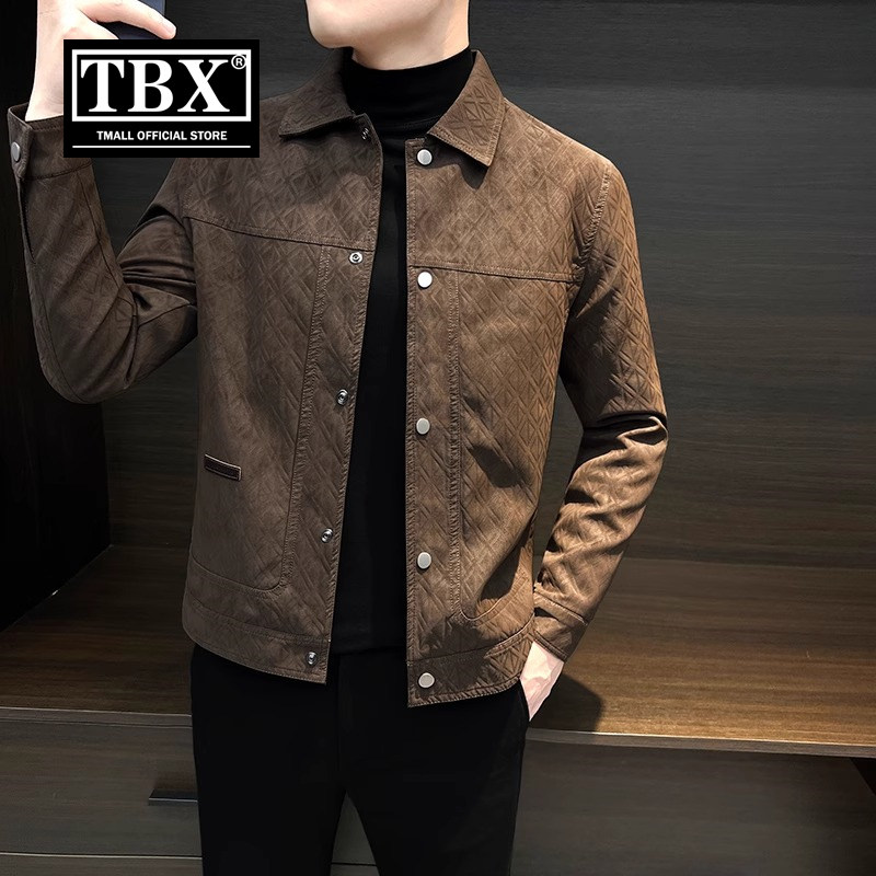 高端老钱风麂皮外套男士2025新款皮衣春秋冬装商务休闲皮夹克男款