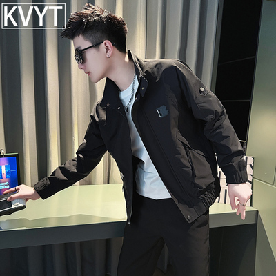 高端美式工装夹克男士2025年秋冬季新款穿搭男款时尚痞帅上衣外套