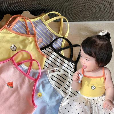 女宝吊带内穿儿童卡通上衣