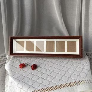 六行相框摆台画框客厅玄关装饰摆件放钱币展示相框工艺品收藏送礼