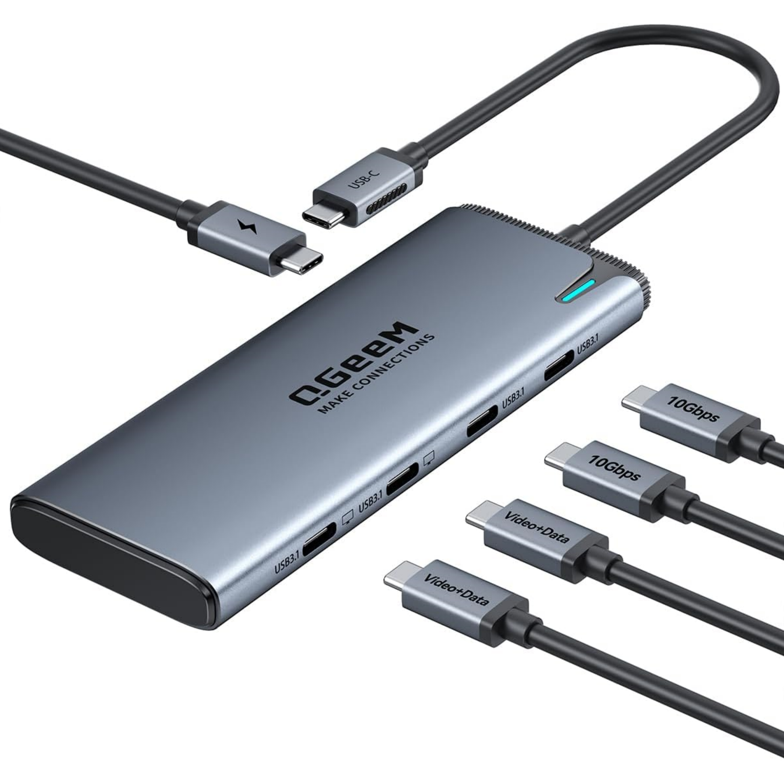 QGeeM5合1TYPE-C集线器