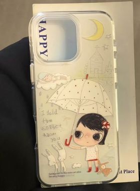 IMD卡通奈良美智适用苹果iPhone16promax手机壳15pro新款ip14pro小众13pro高级感12pro11防摔保护套7/6plus