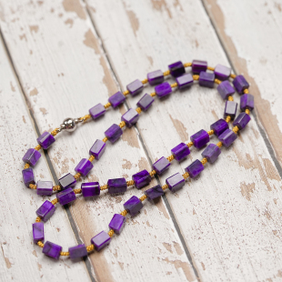 舒俱来S16260帝王紫苏纪石项链