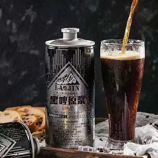 崂金精酿黑啤德国焦香麦芽1升2升桶装整箱精酿原浆啤酒新鲜黑啤酒