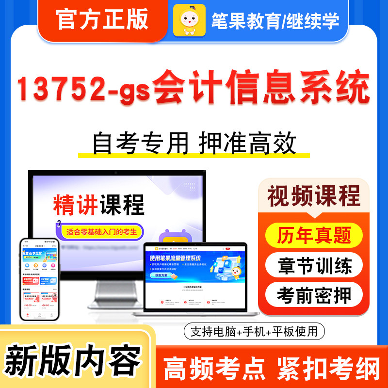 13752-gs会计信息系统自考